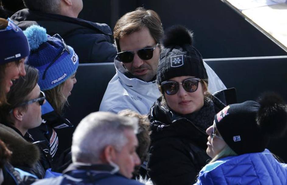 Federer e la moglie Mirka Vavrinec